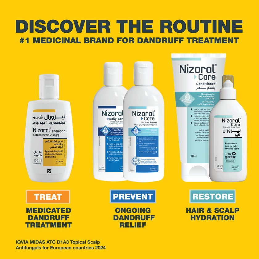 Nizoral Care Leave-In Scalp Tonic For Stressed And Itchy Scalp 100ml