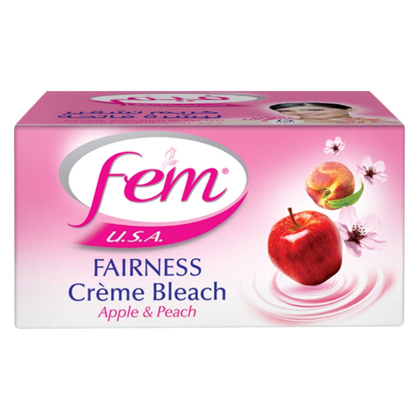 Fem Fairness Cream Bleach Apple And Peach 50g