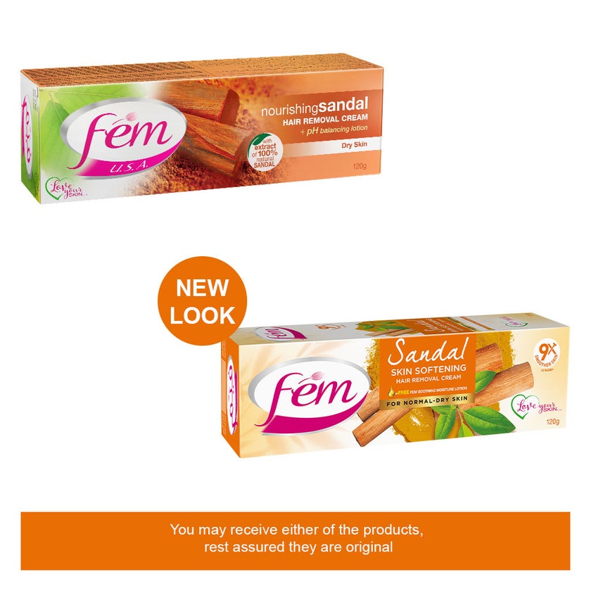 Fem Hair Removal Cream Sandal 120g