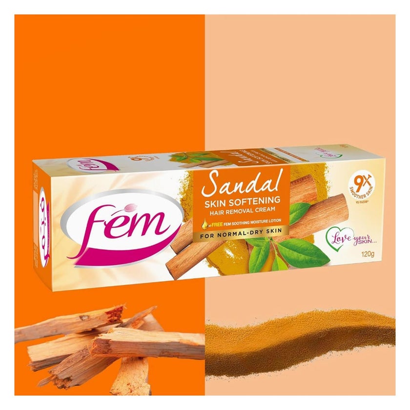 Fem Hair Removal Cream Sandal 120g