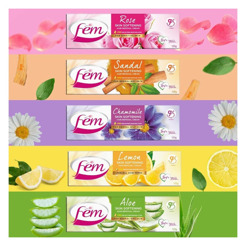 Fem Hair Removal Cream Sandal 120g