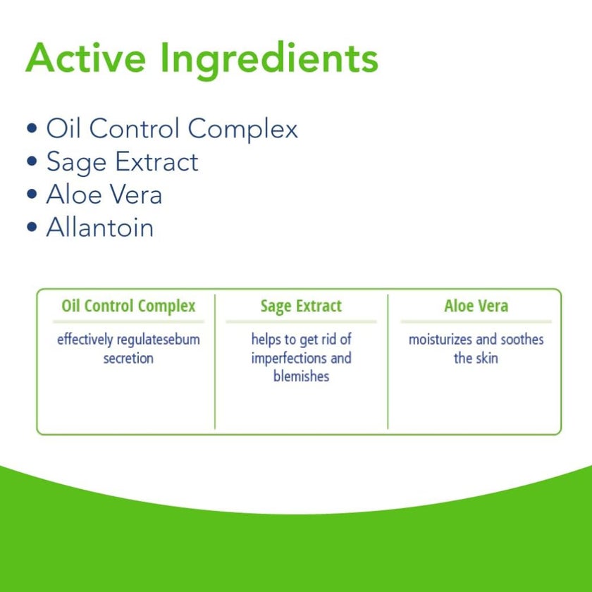 Novaclear Acne Oil Control Facial Foam Cleanser For Oily, Acne-Prone and Combination Skin 100ml