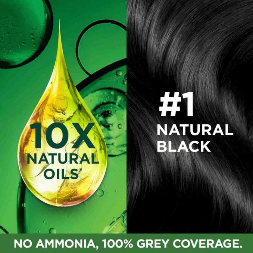 Streax No-Ammonia Insta Cream Hair Color - Natural Black 1