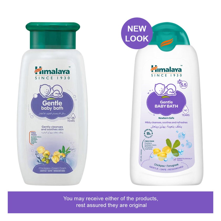 Himalaya No-Tears Gentle Baby Bath With Chickpea & Green Gram 400ml