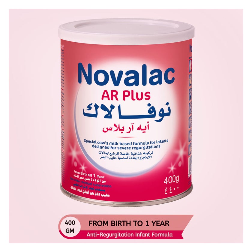 Novalac AR Plus Anti Regurgitation Infant Milk Formula For 0 To 12 Months 400g