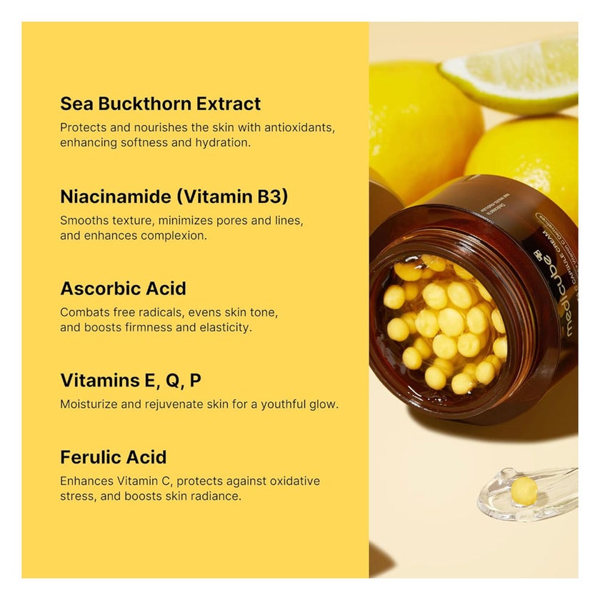 Medicube Deep Vita C Golden Boba Capsule Face Cream 55g