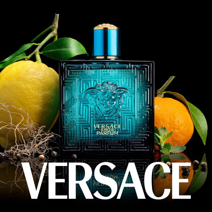Versace Eros Parfum For Men - Citrus & Woody Fragrance 100ml 