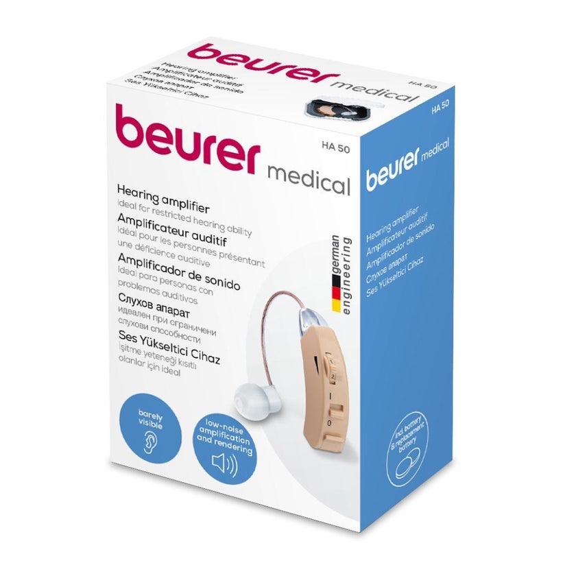 Beurer Fit Behind The Ear Hearing Aid, HA50