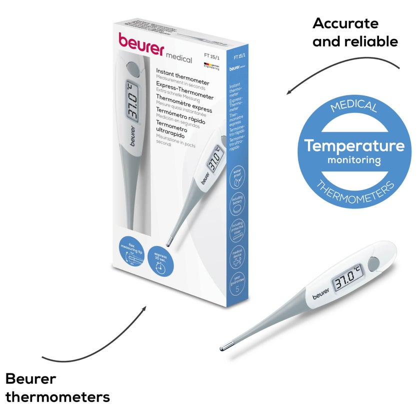 Beurer Instant Digital Thermometer, FT15/1