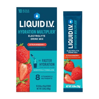 Liquid I.V. Hydration Multiplier Electrolyte Drink Mix - Strawberry Flavor, Pack of 10's